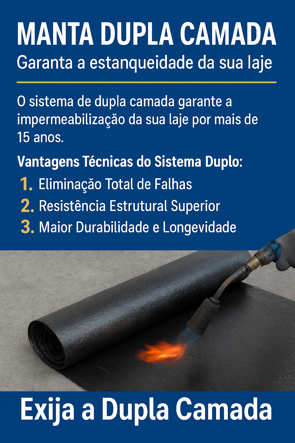 aplicando manta asfáltica