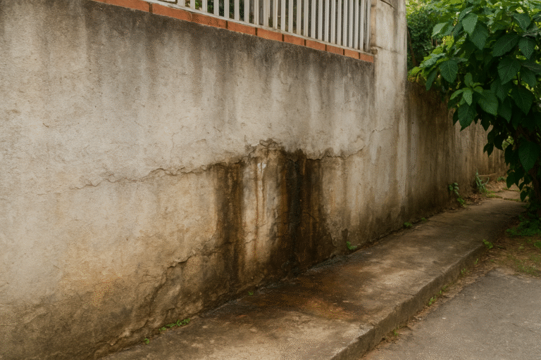 parede com infiltração